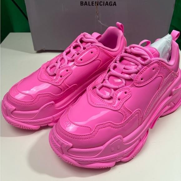 Balenciaga patent leather triple s sneakers - Picture 1 of 9
